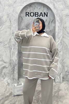 ست دورس و شلوار بافت P