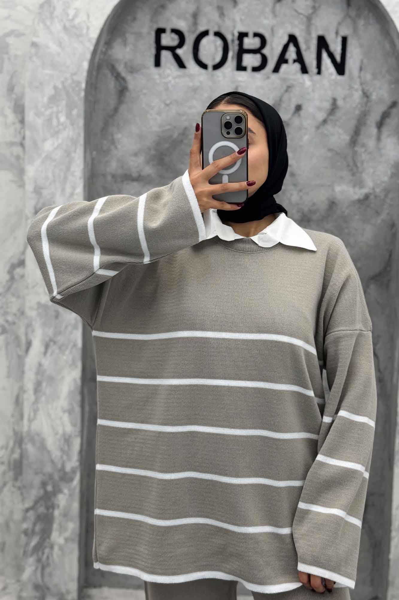 ست دورس و شلوار بافت P