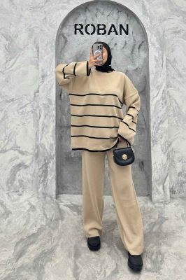 ست دورس و شلوار بافت P