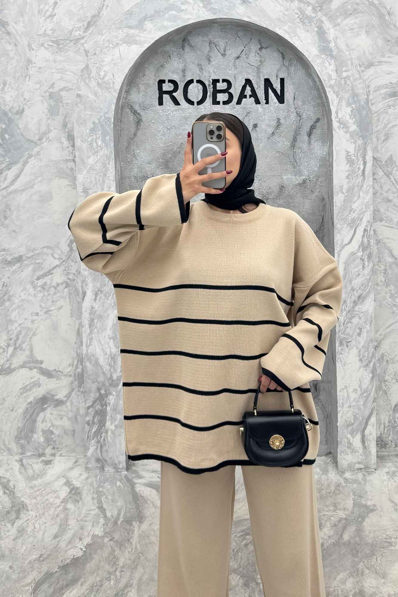 ست دورس و شلوار بافت P