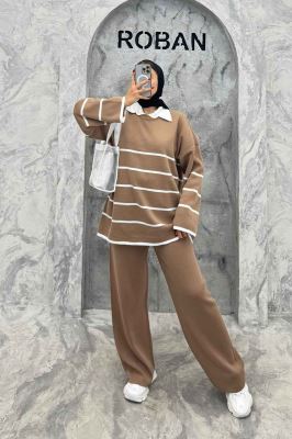 ست دورس و شلوار بافت P