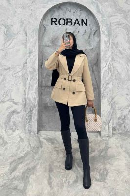 کت ملبورن پیلیسه آستردار چهار دکمه