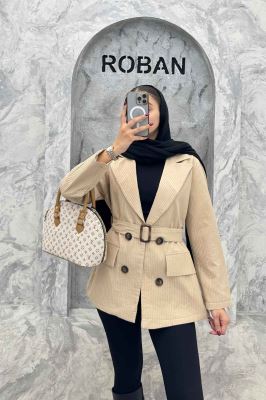 کت ملبورن پیلیسه آستردار چهار دکمه