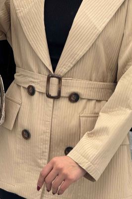 کت ملبورن پیلیسه آستردار چهار دکمه