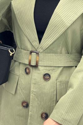 کت ملبورن پیلیسه آستردار چهار دکمه