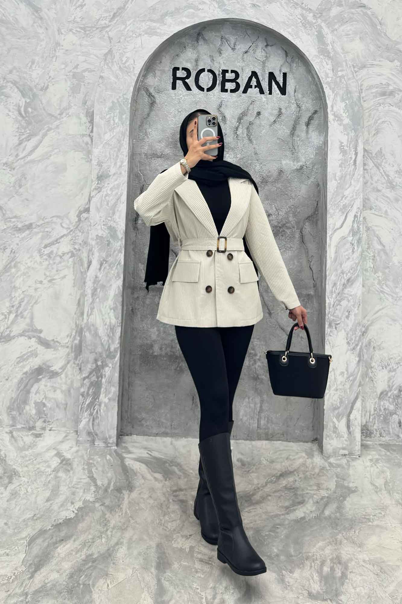 کت ملبورن پیلیسه آستردار چهار دکمه