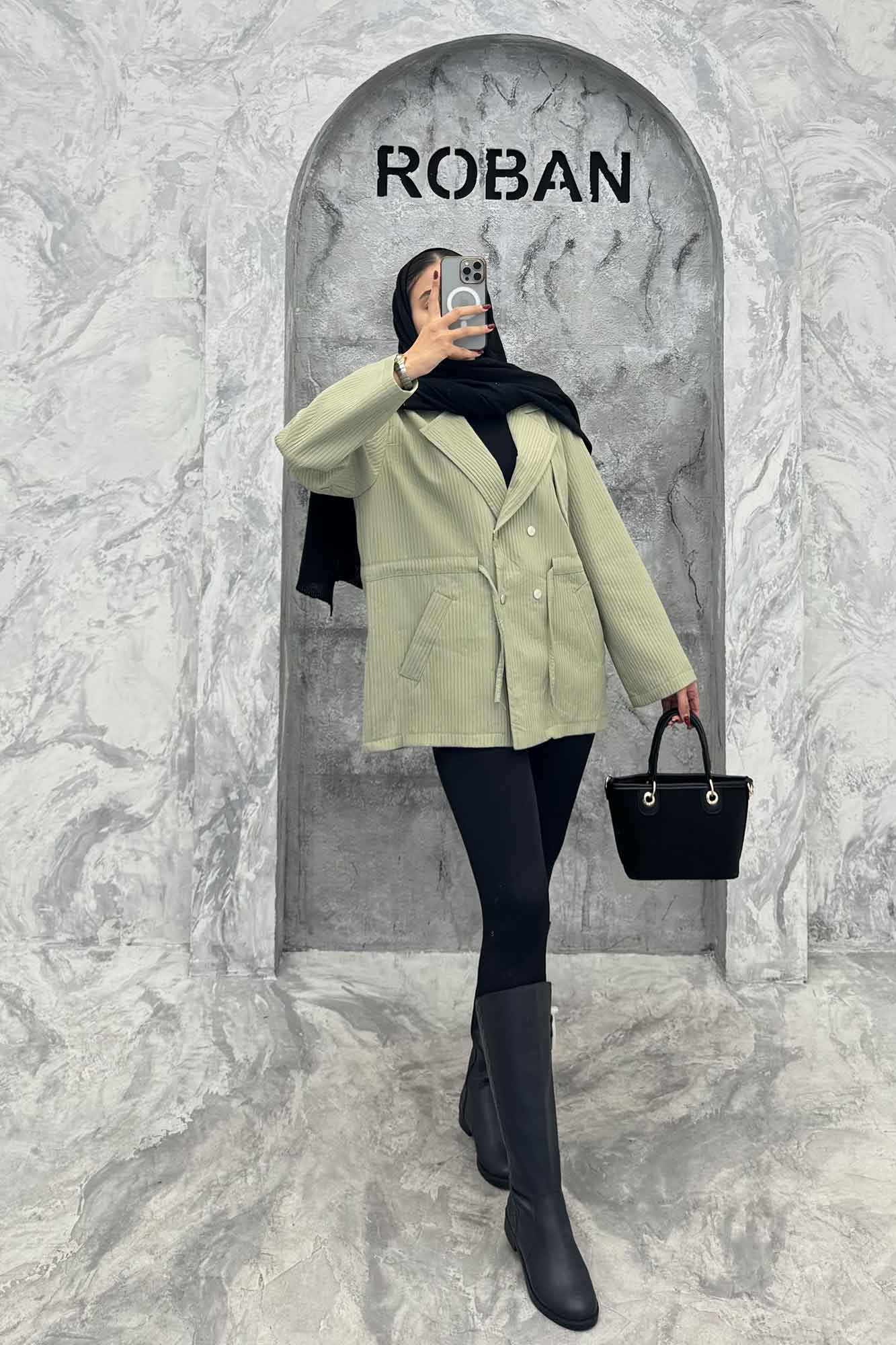 کت ملبورن پیلیسه کمرگت آستردار