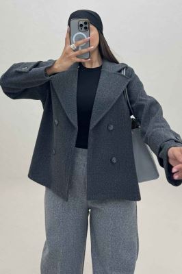 پالتو فوتر یقه انگلیسی پهن ADRIAN