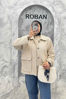 کت دو جیب پاکتی لمزور آستردار HONEY