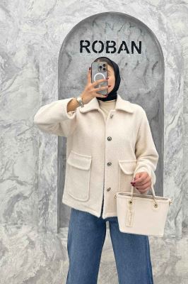 کت دو جیب پاکتی لمزور آستردار HONEY