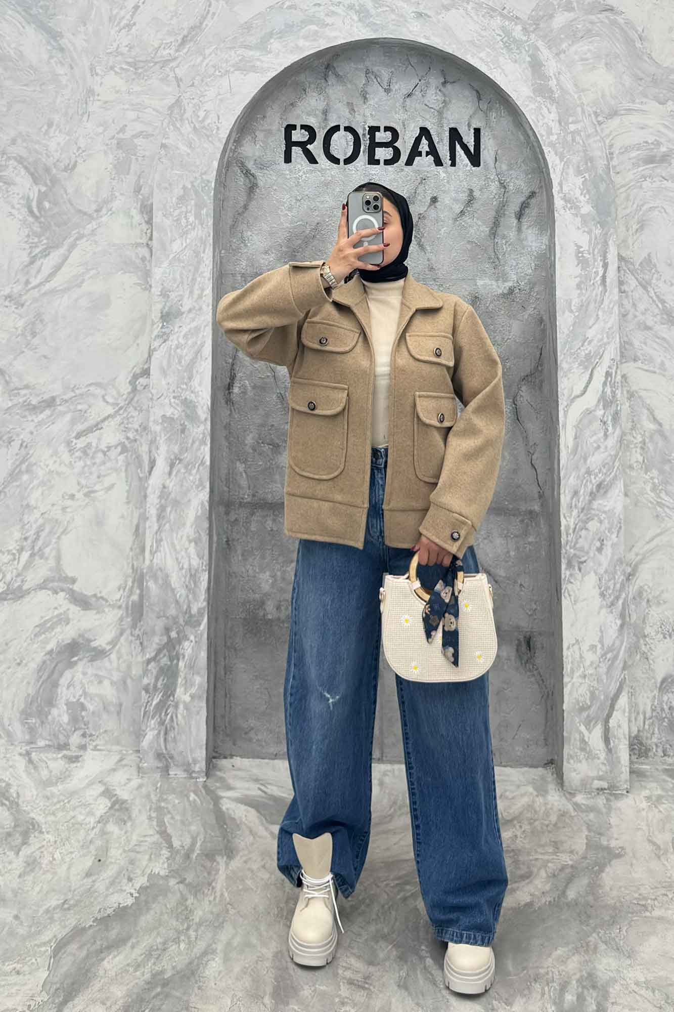 JACKET زنانه فوتر چهار جیب