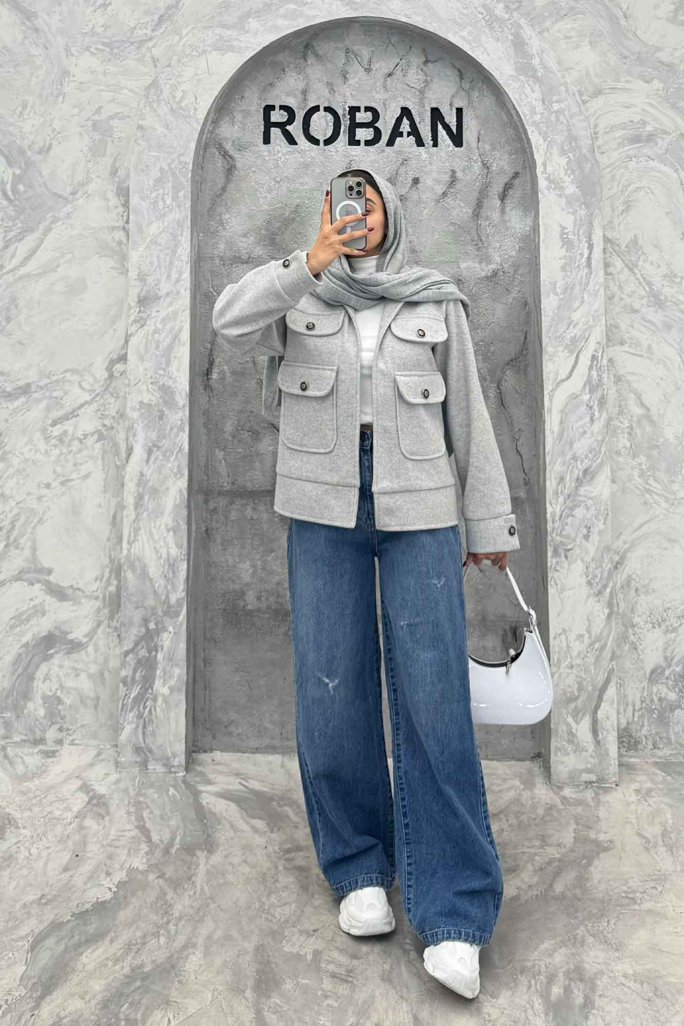 JACKET زنانه فوتر چهار جیب