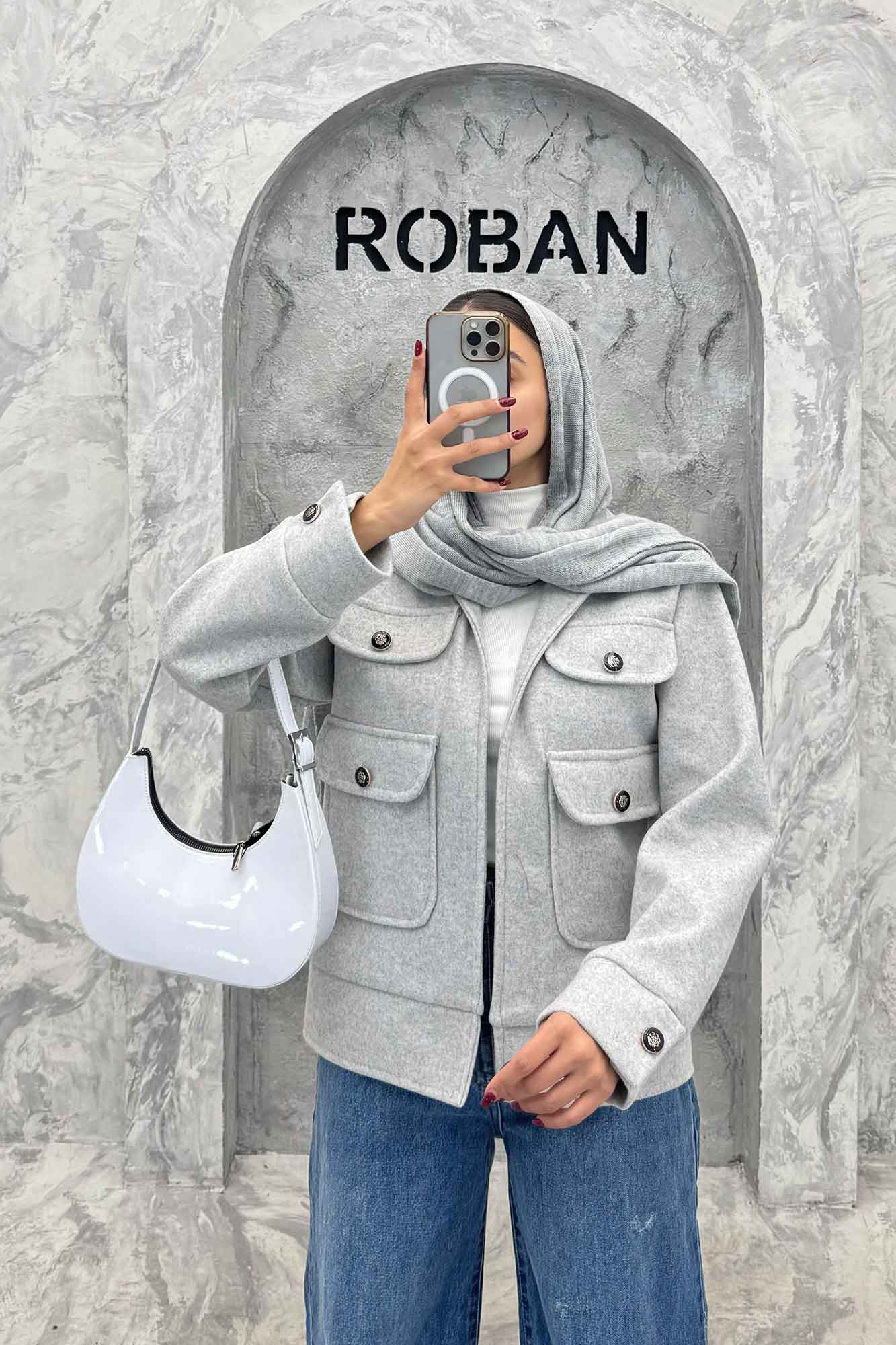 JACKET زنانه فوتر چهار جیب