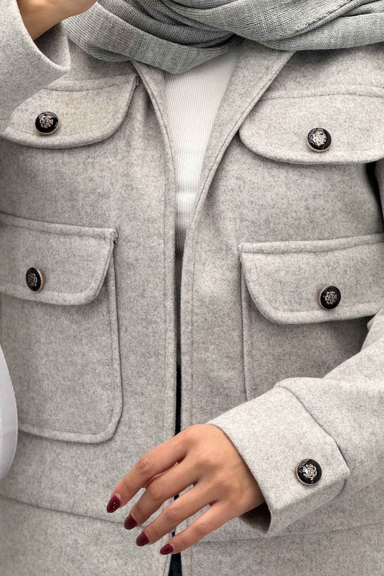 JACKET زنانه فوتر چهار جیب