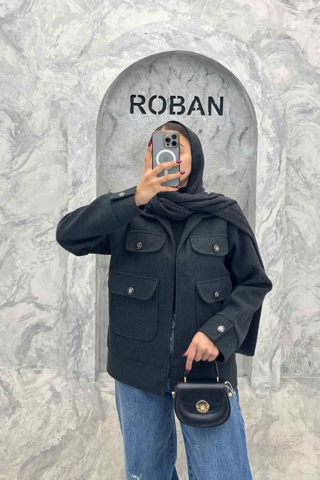 JACKET زنانه فوتر چهار جیب