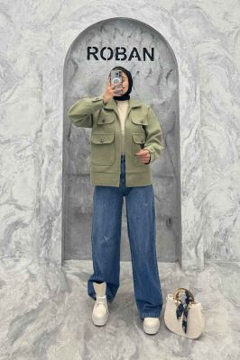 JACKET زنانه فوتر چهار جیب