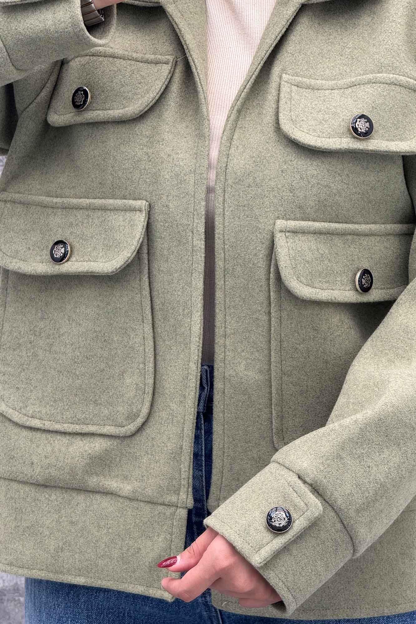 JACKET زنانه فوتر چهار جیب