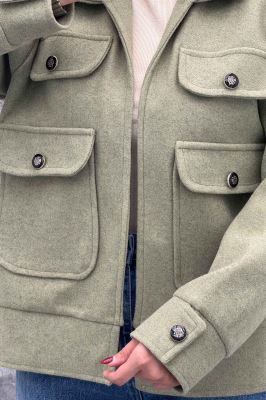 JACKET زنانه فوتر چهار جیب