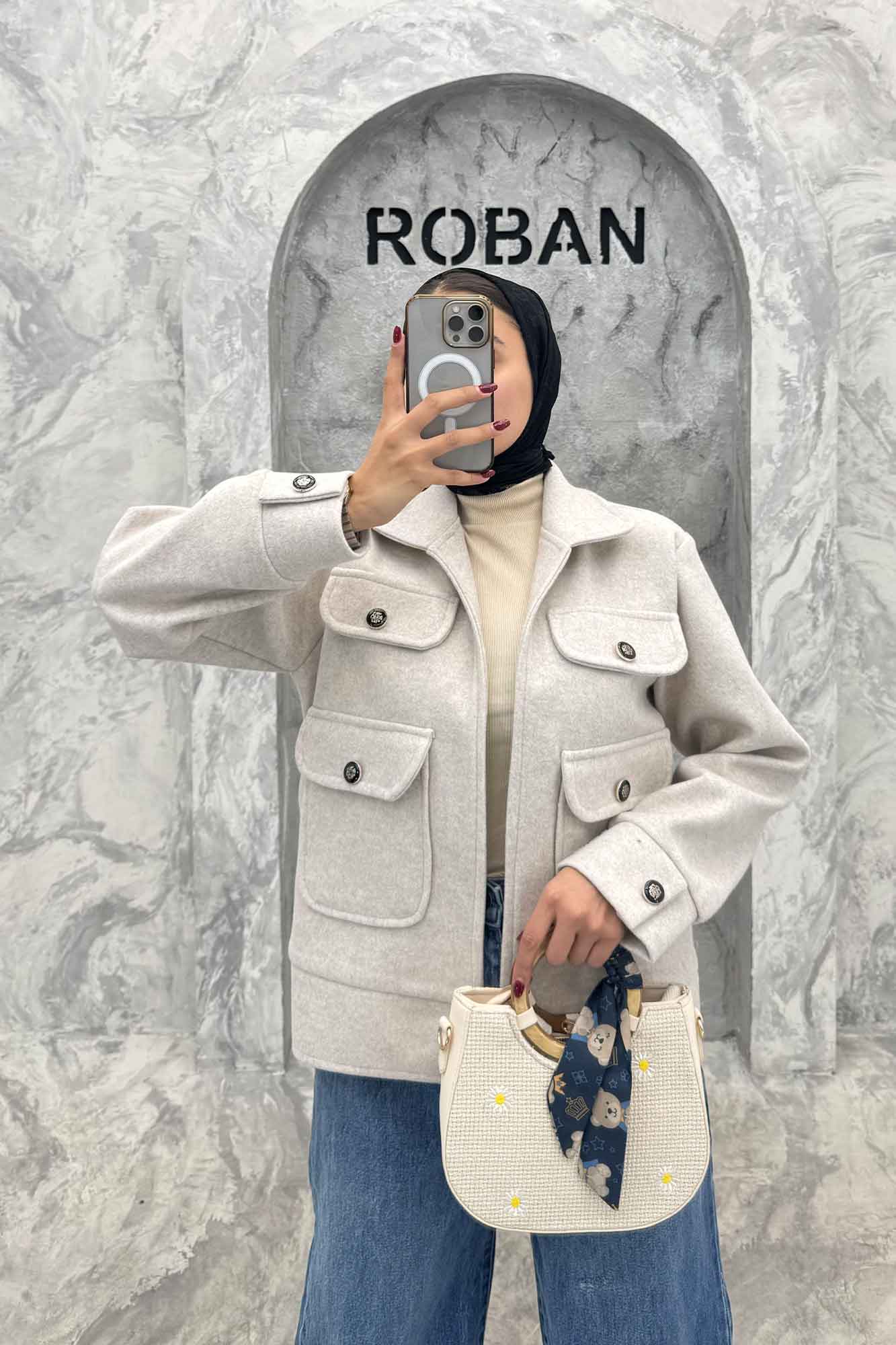 JACKET زنانه فوتر چهار جیب