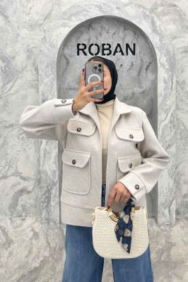 JACKET زنانه فوتر چهار جیب