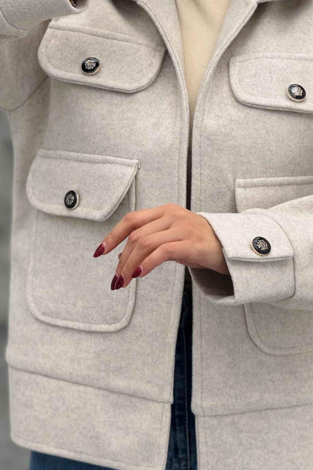 JACKET زنانه فوتر چهار جیب