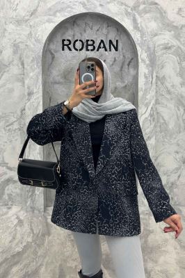 پالتو یقه انگلیسی توییت پشمی آستردار