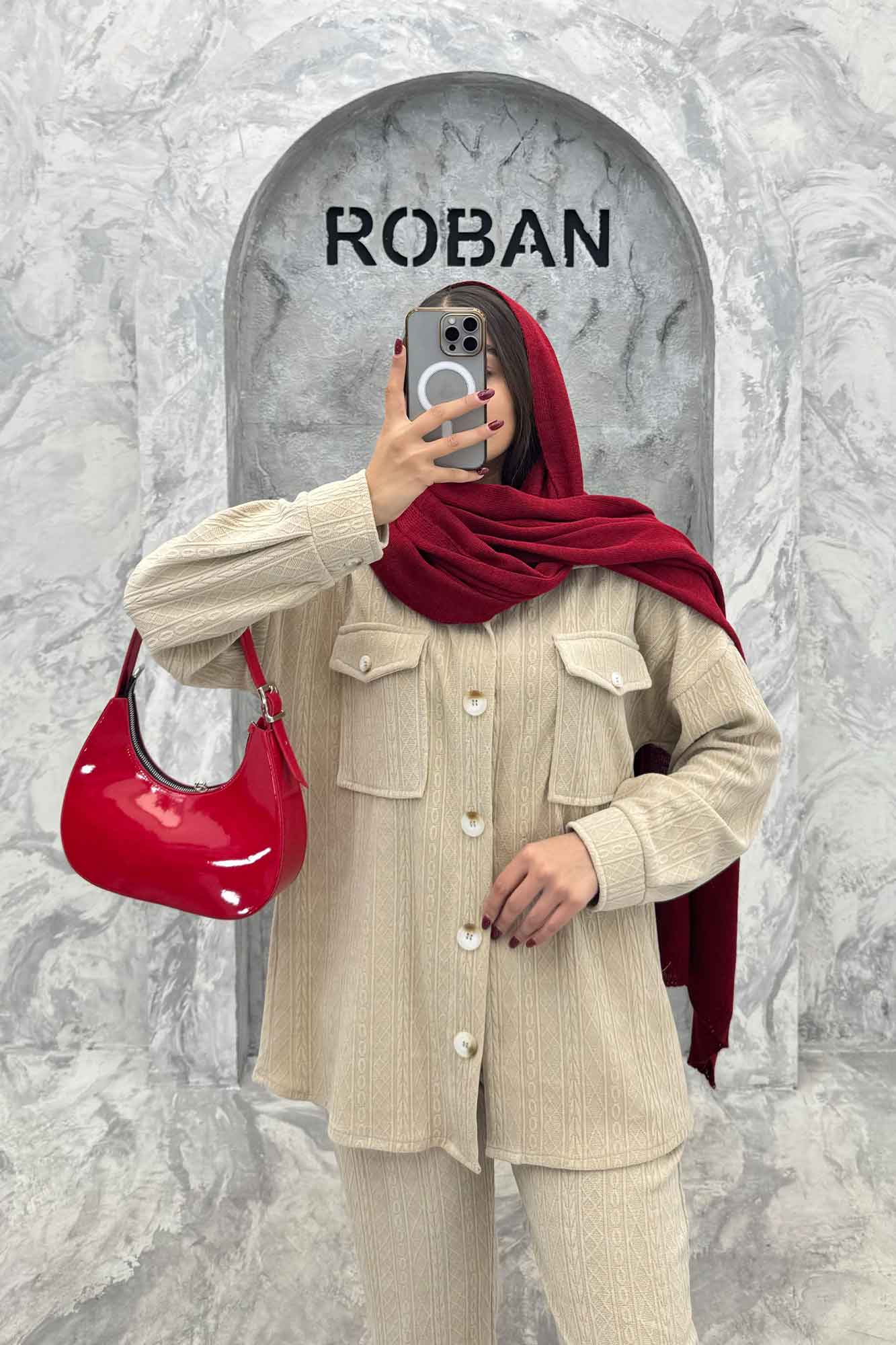 ست ژاکت و شلوار مراکشی BOUCLE