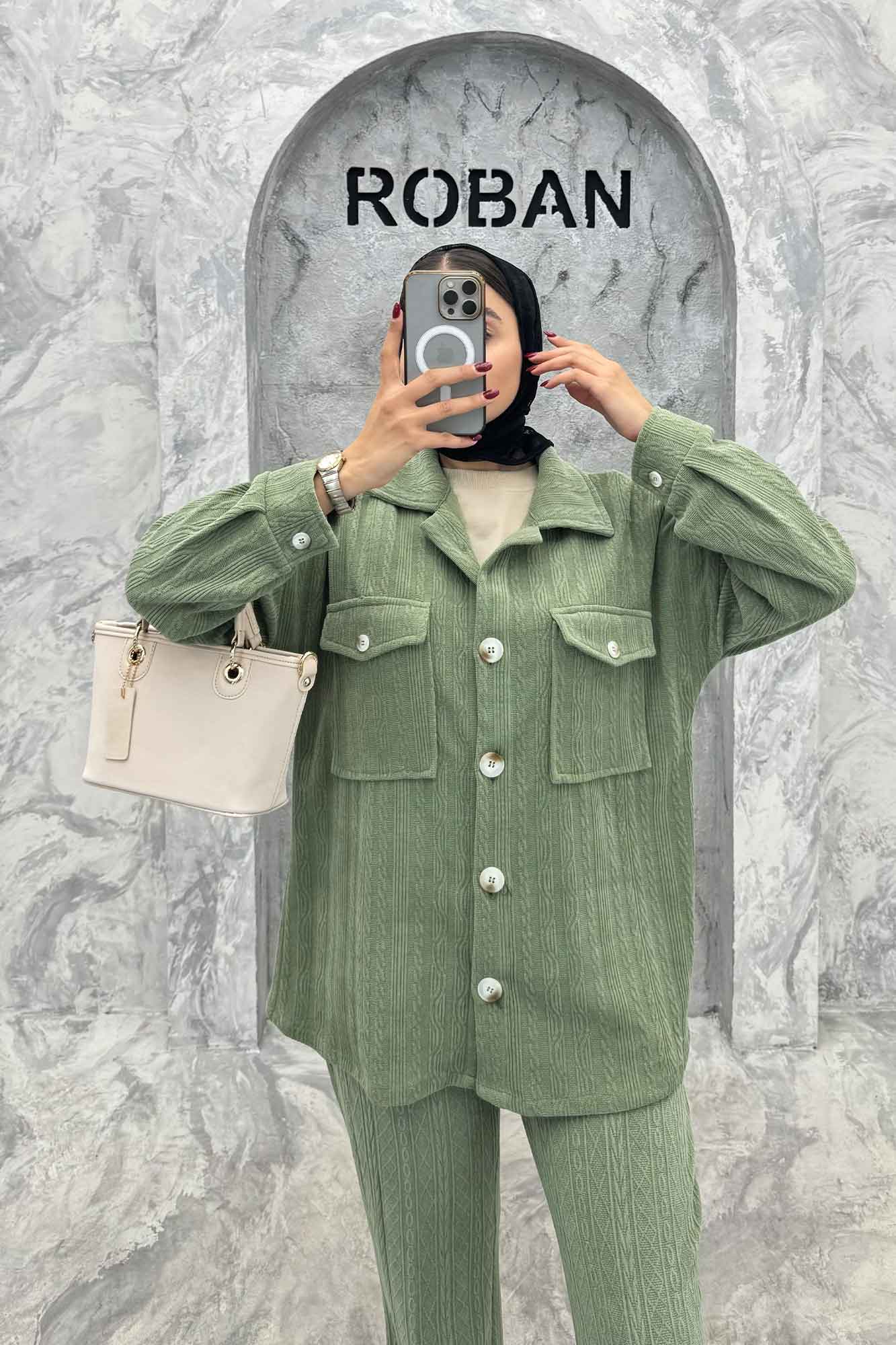 ست ژاکت و شلوار مراکشی BOUCLE