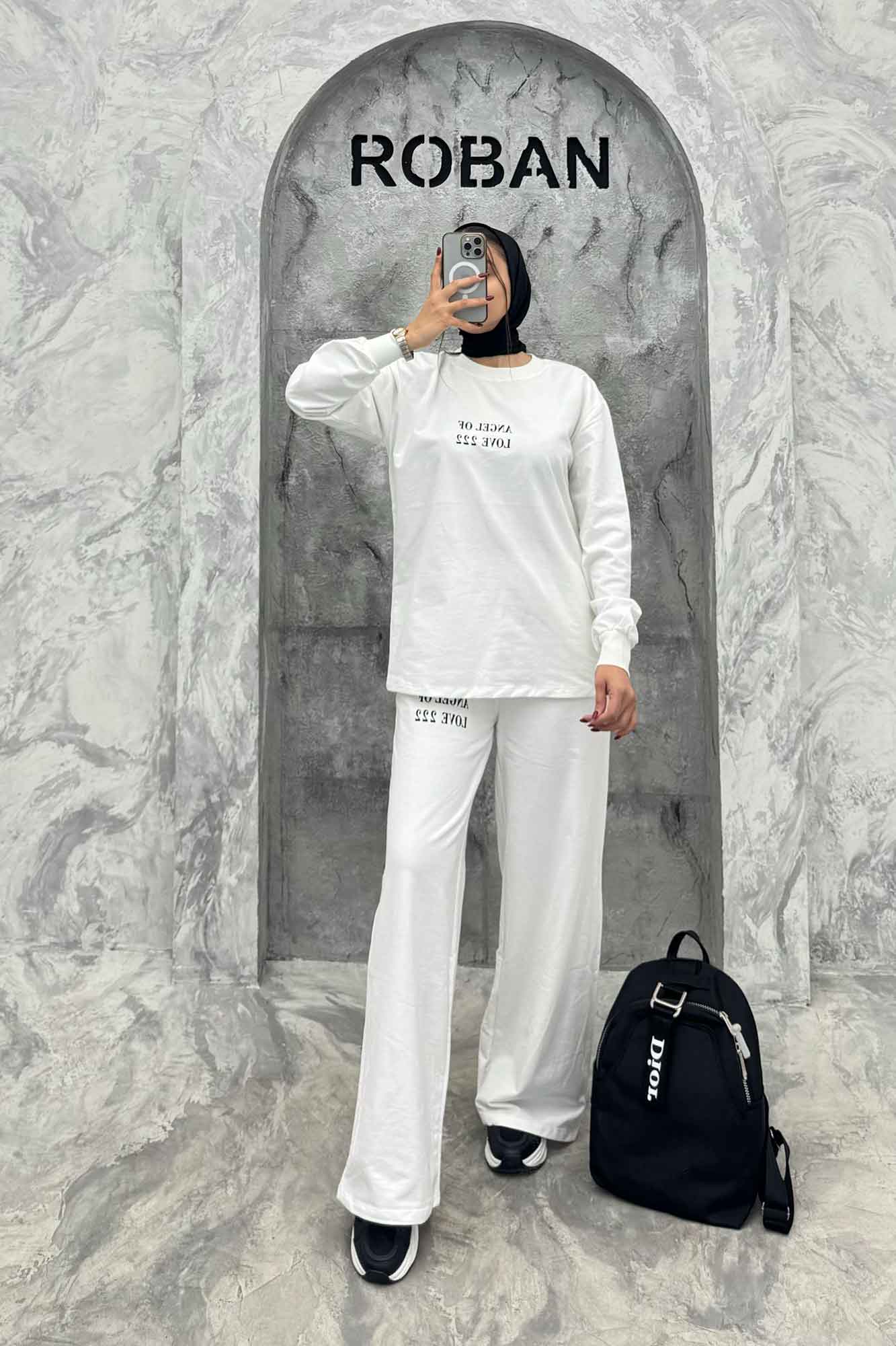 ست دورس و شلوار LOVE 222