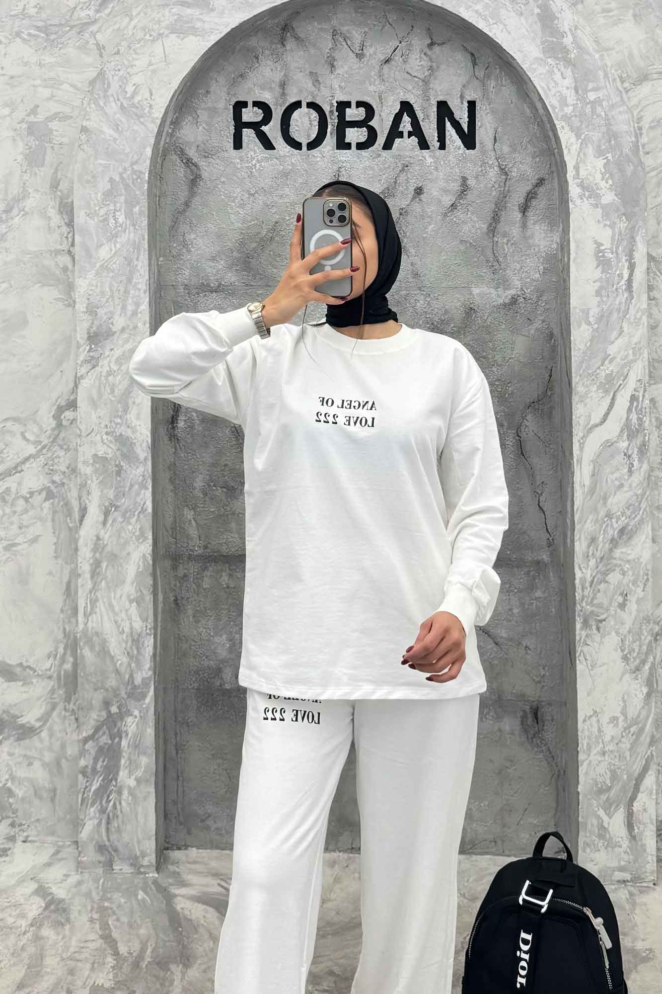 ست دورس و شلوار LOVE 222