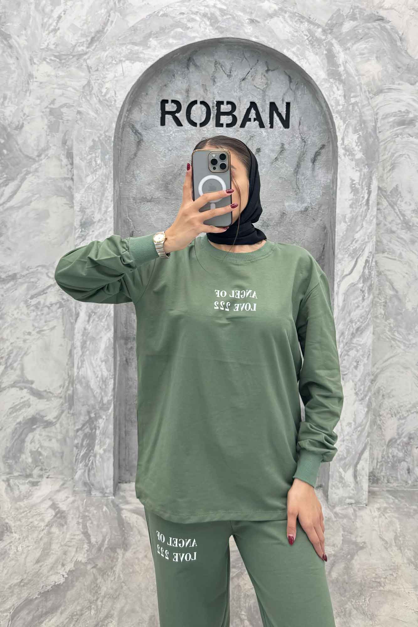 ست دورس و شلوار LOVE 222