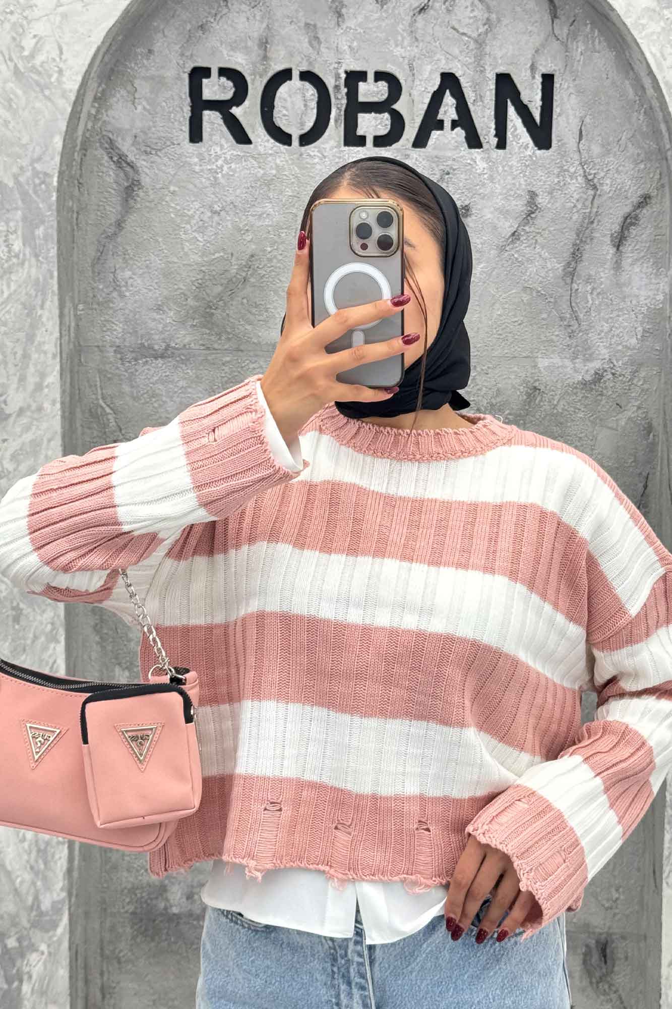 بلوز کوتاه بافت پایین زاپدار