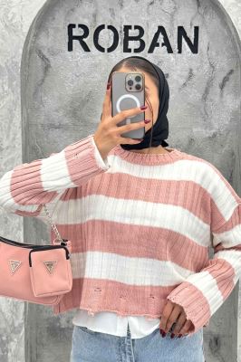 بلوز کوتاه بافت پایین زاپدار