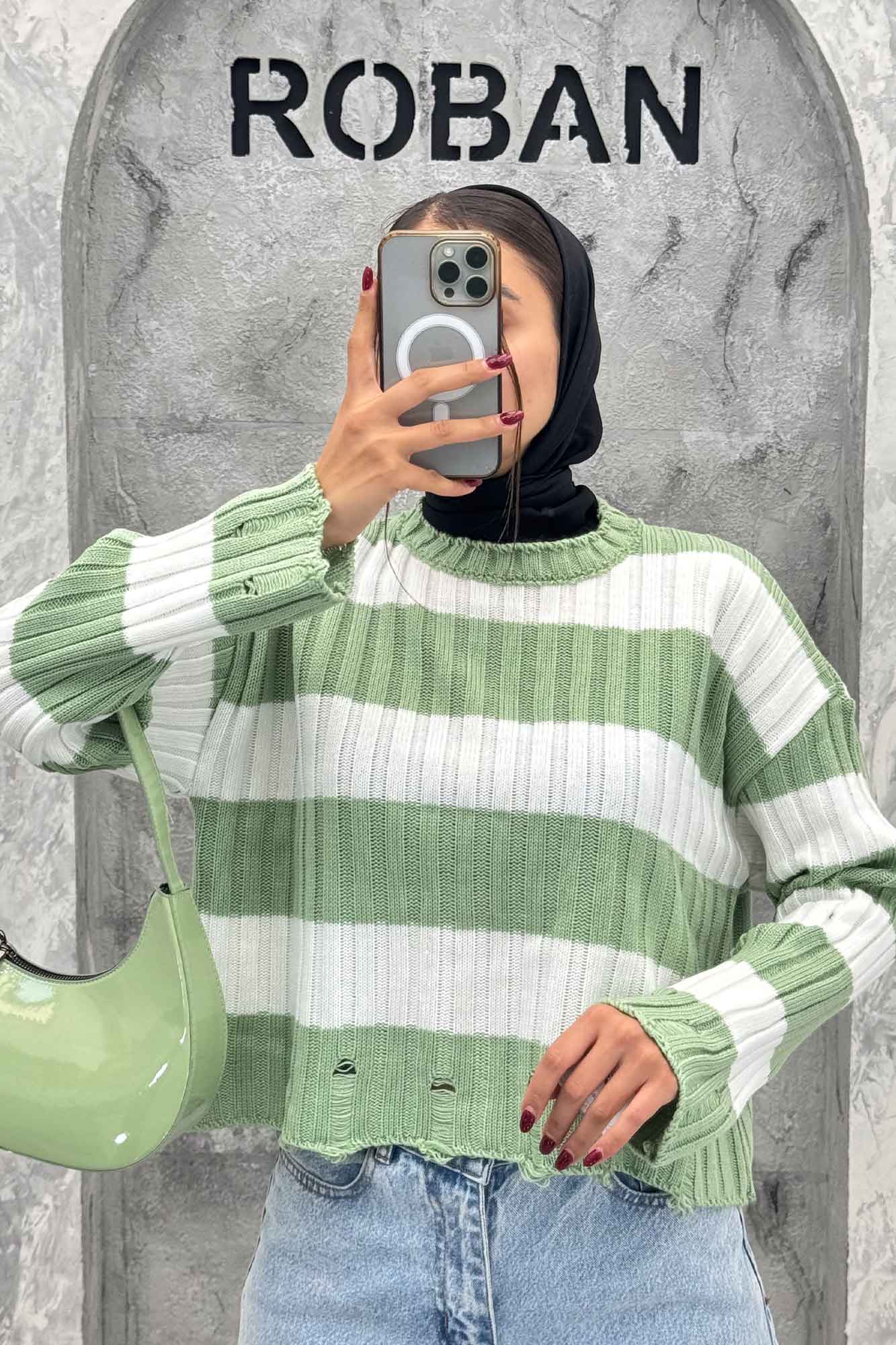 بلوز کوتاه بافت پایین زاپدار