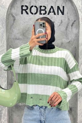 بلوز کوتاه بافت پایین زاپدار