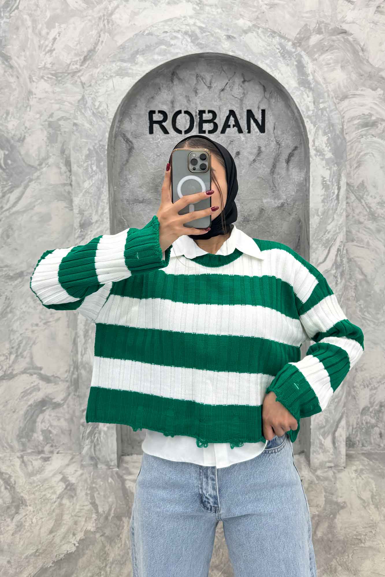 بلوز کوتاه بافت پایین زاپدار