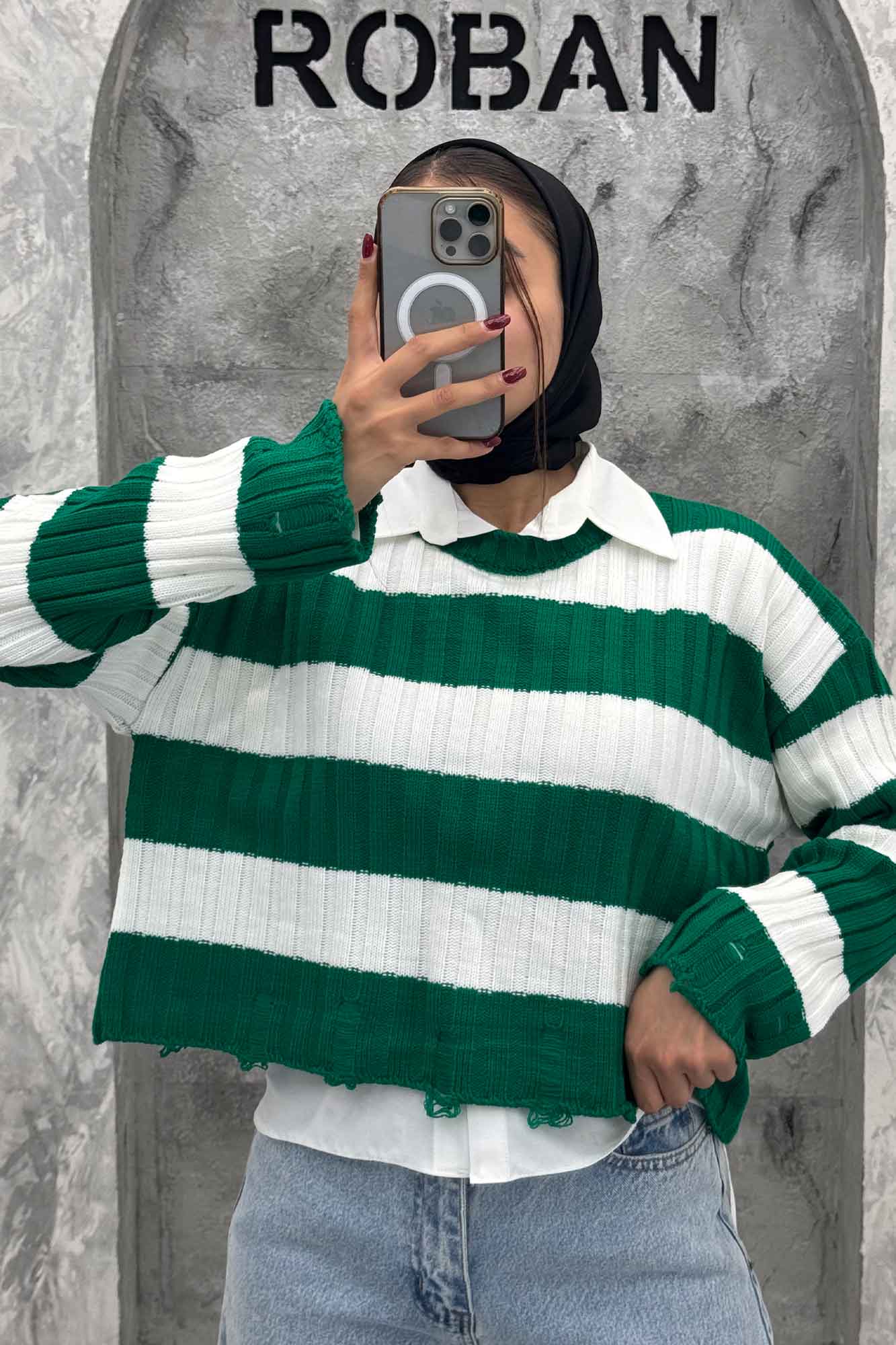 بلوز کوتاه بافت پایین زاپدار