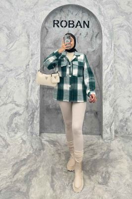 شکت دو جیب پشمی چهارخانه LORIS