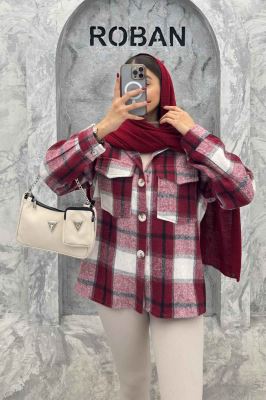 شکت دو جیب پشمی چهارخانه LORIS