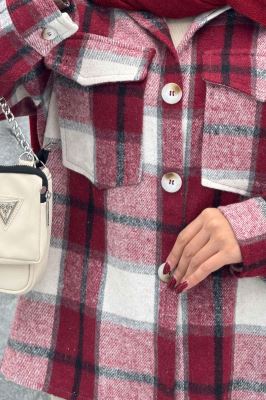 شکت دو جیب پشمی چهارخانه LORIS