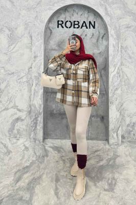 شکت دو جیب پشمی چهارخانه LORIS