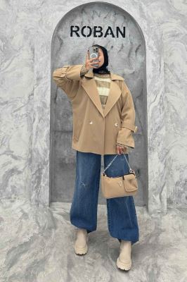 بارانی کوتاه پرادا دو دکمه SILA