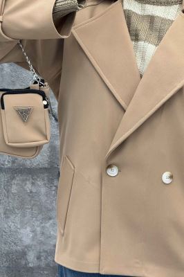 بارانی کوتاه پرادا دو دکمه SILA