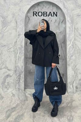 بارانی کوتاه پرادا دو دکمه SILA