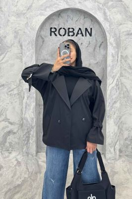 بارانی کوتاه پرادا دو دکمه SILA