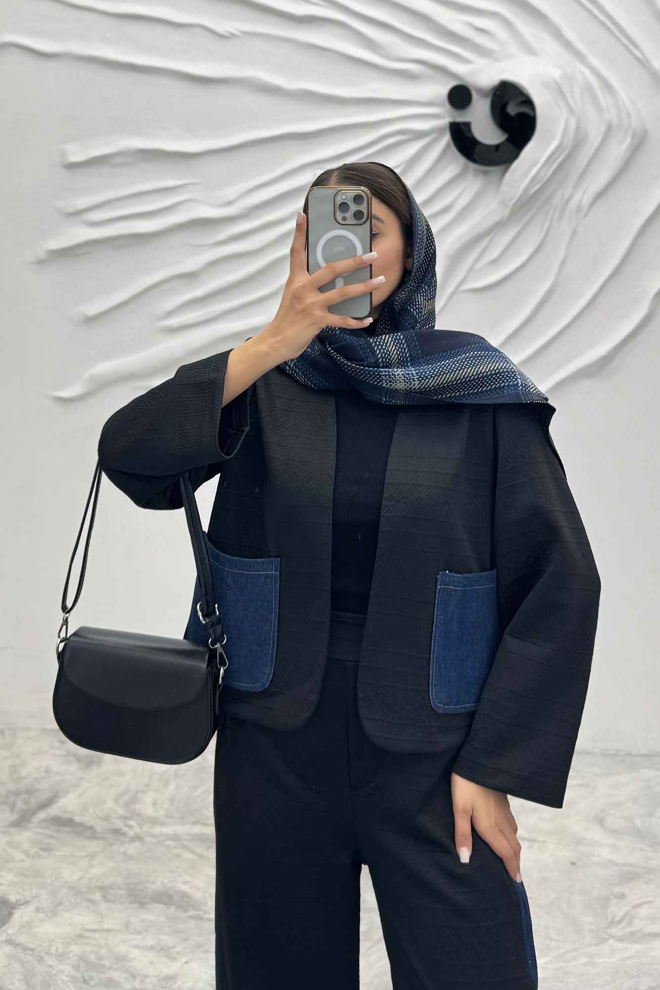 ست کت و شلوار مراکشی ترکیبی با جین