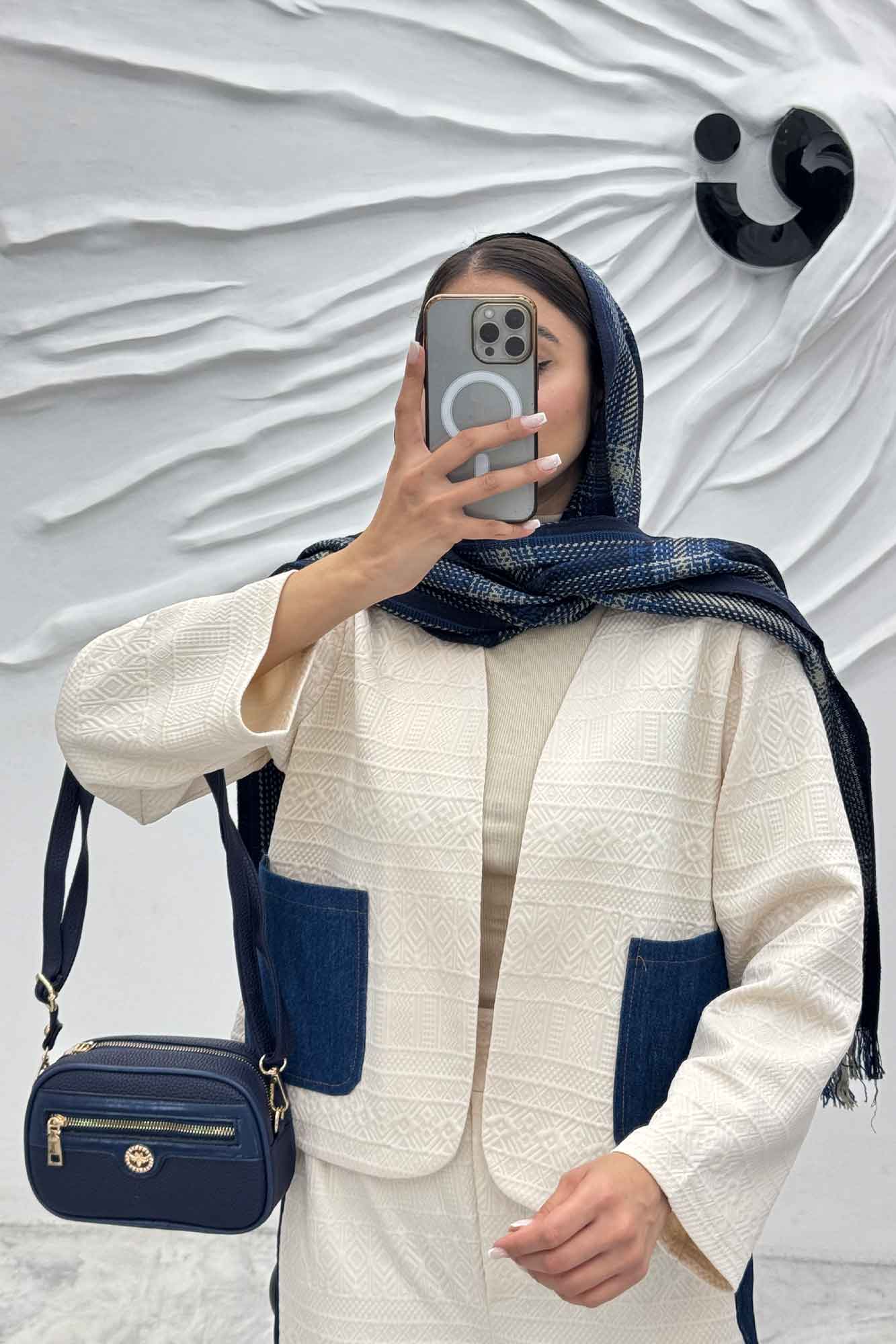 ست کت و شلوار مراکشی ترکیبی با جین