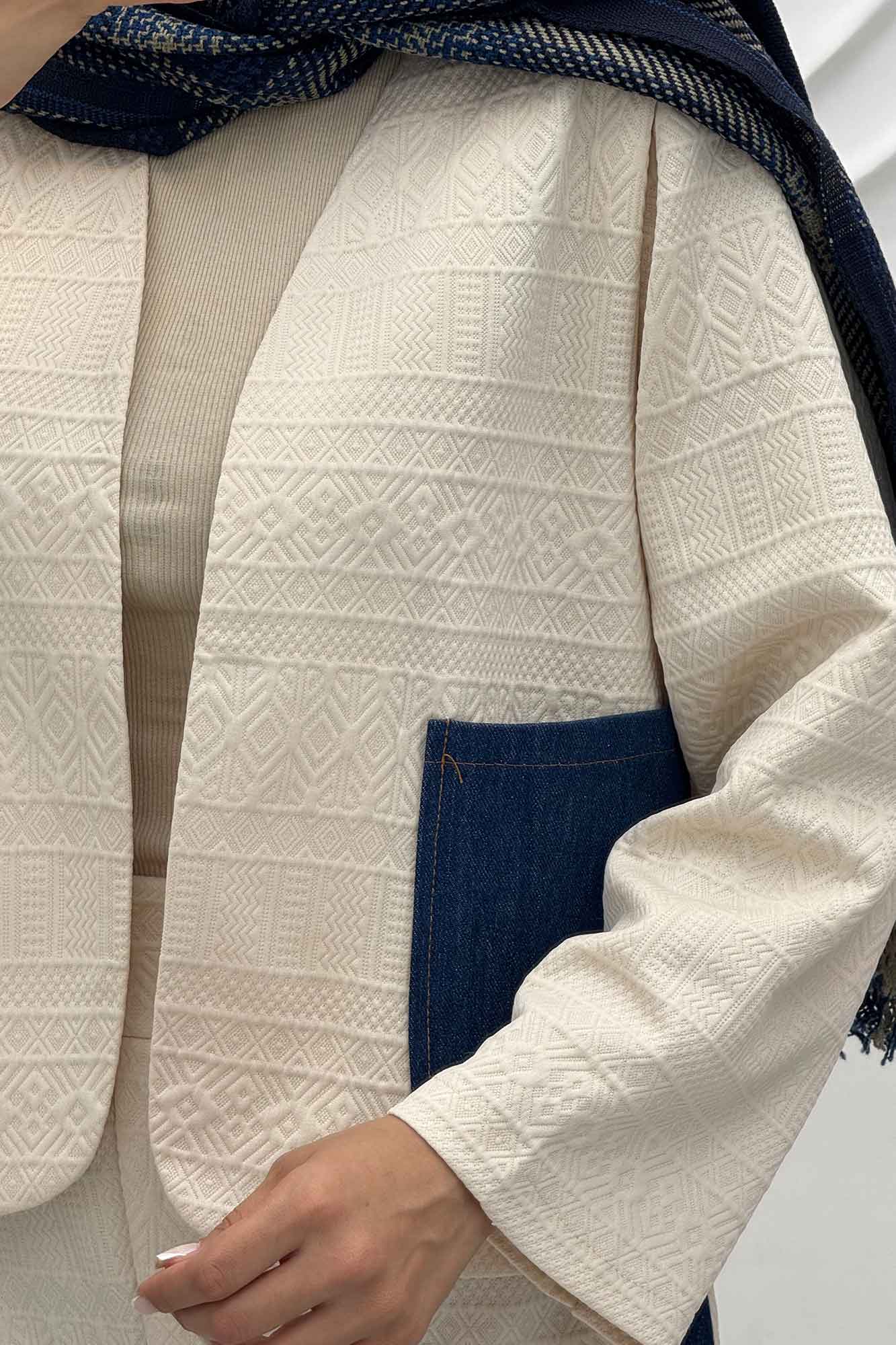 ست کت و شلوار مراکشی ترکیبی با جین