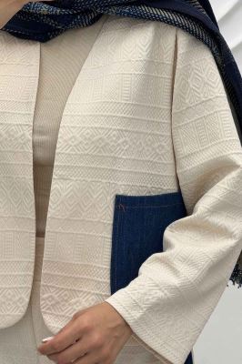 ست کت و شلوار مراکشی ترکیبی با جین