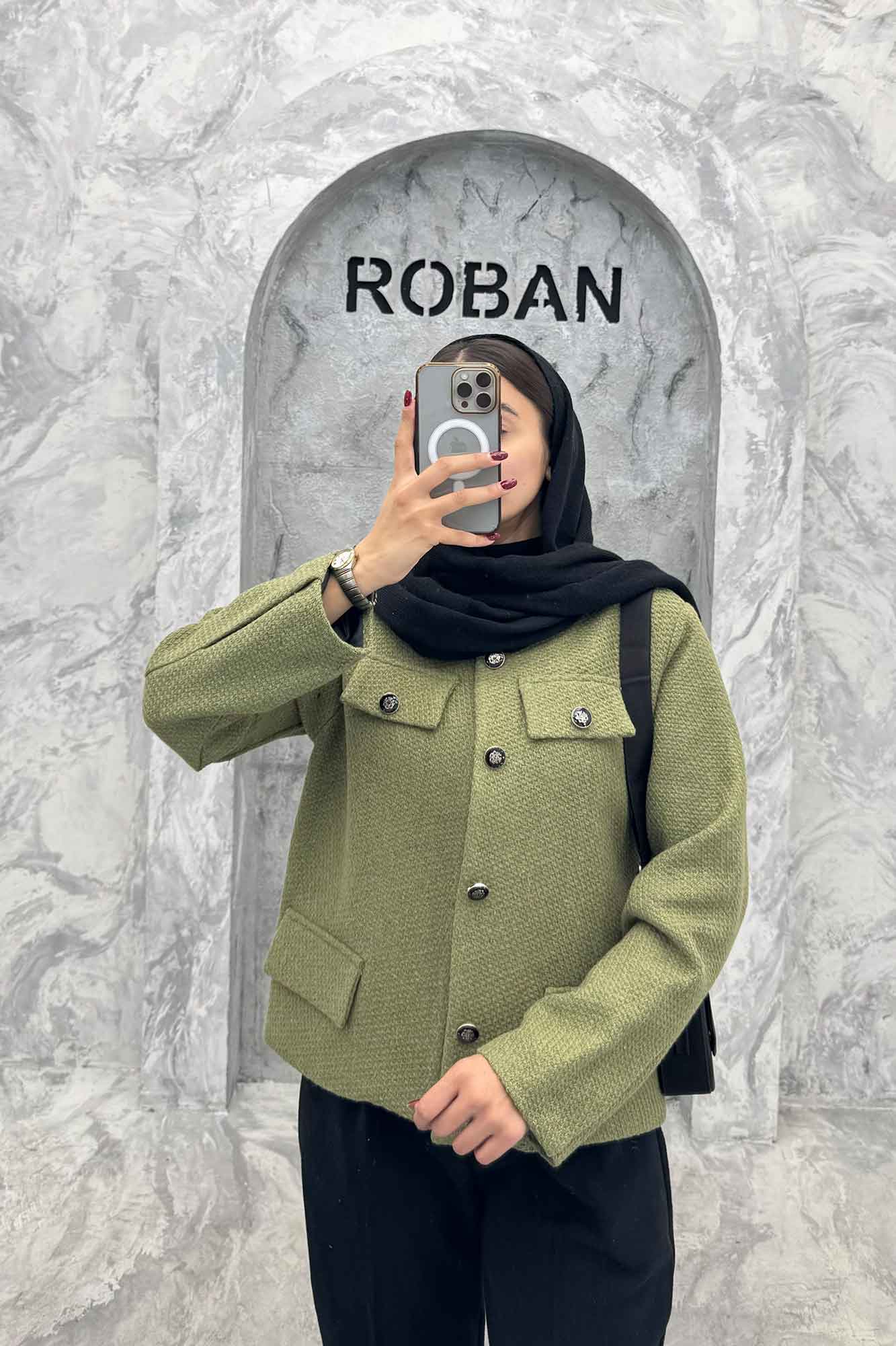 کت چهار جیب نما توییت پشمی آستردار